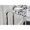 Kingston Brass CCK226K1 Freestanding Clawfoot Tub Faucet Package with Supply Line, Polished Chrome CCK226K1 - alternate 5